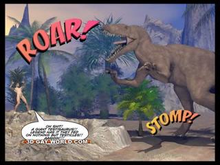 Cretaceous dzimumloceklis 3d gejs komikss sci-fi pieaugušais saspraude stāsts