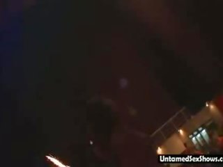 Naughty chicks gives a smoking super live show with whipcream