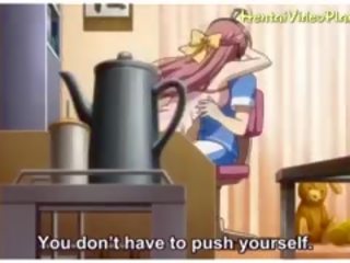 Okouzlující anime holky v sauna